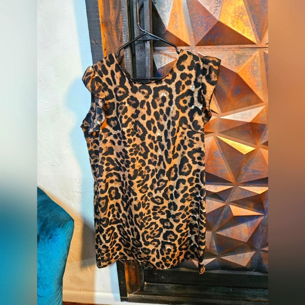 Leopard and black women's Dress